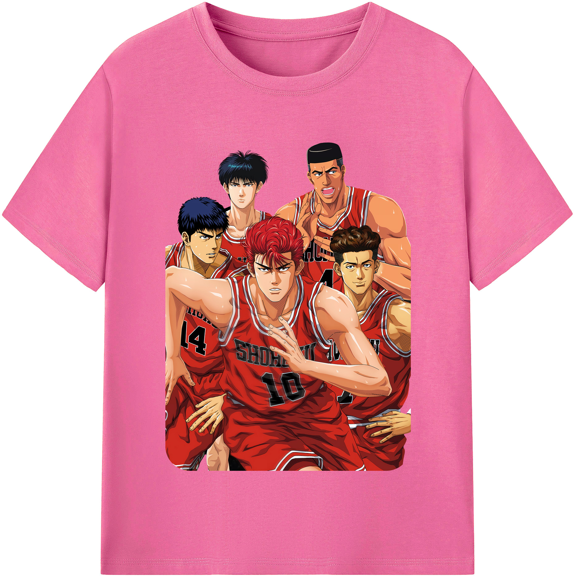 （画像用） SLAM DUNK／スラムダンク レディースカジュアルプリントTシャツ（綿100％）